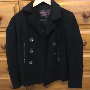 Women’s size small black pea coat